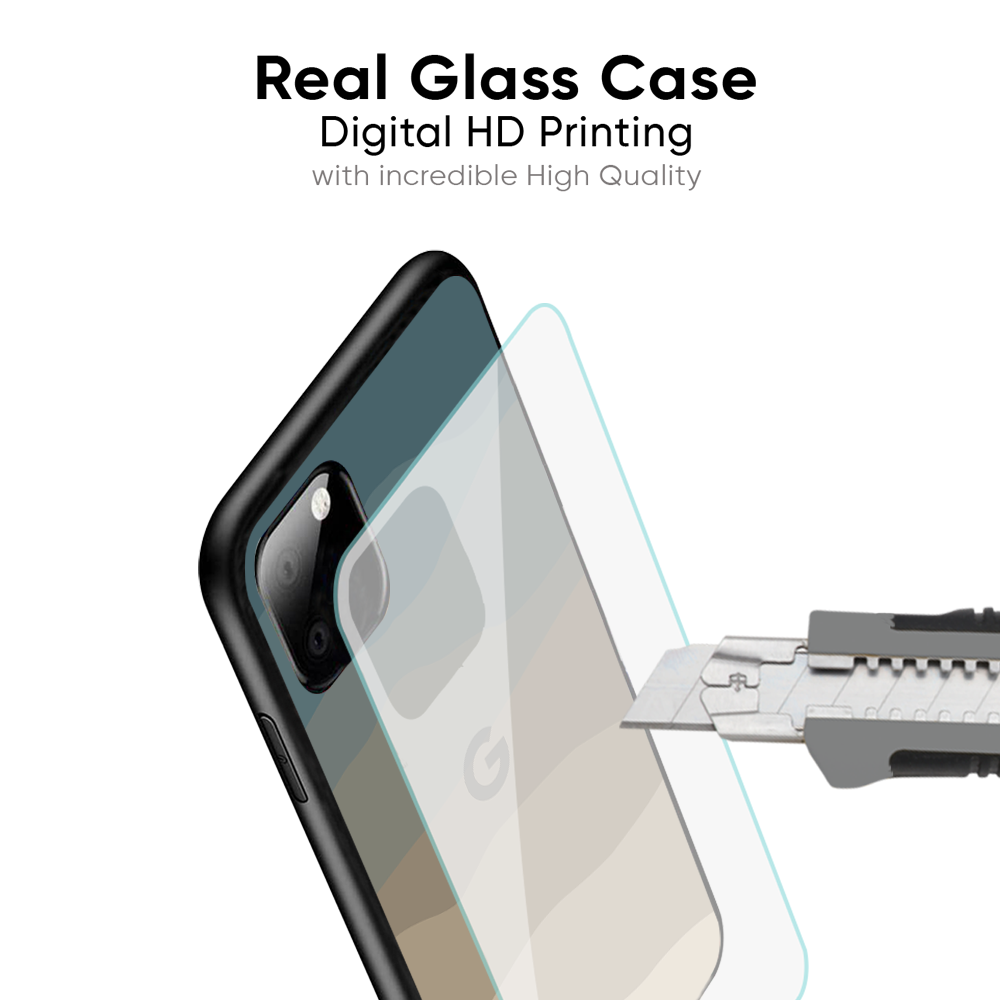 Abstract Mountain Pattern Glass Case for Google Pixel 9A
