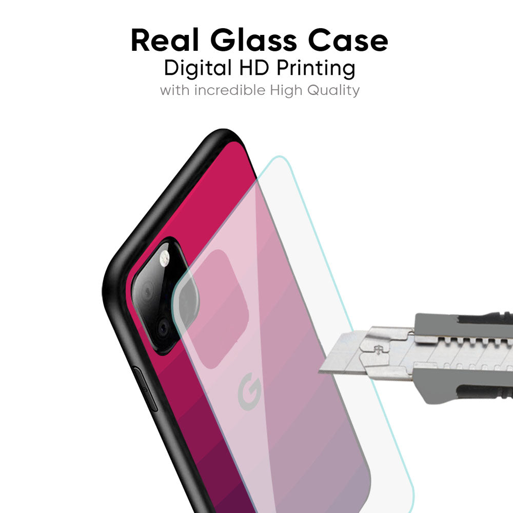 Wavy Pink Pattern Glass Case for Google Pixel 10 Pro 5G