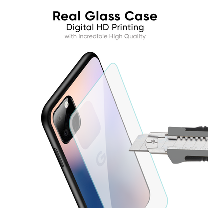 Blue Mauve Gradient Glass Case for Google Pixel 9A