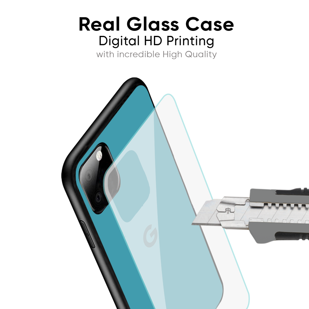 Oceanic Turquiose Glass Case for Google Pixel 9A