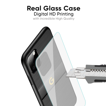 Grey Metallic Glass Case For Google Pixel 9A