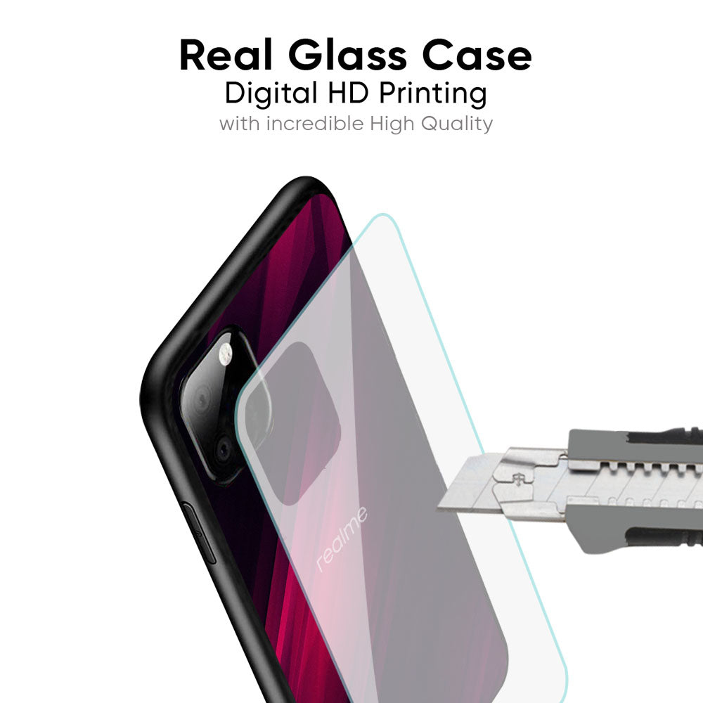 Razor Black Glass Case for Realme 12X 5G