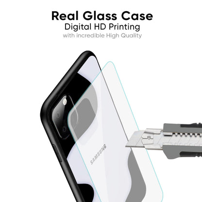 Wheat Cream Wavy Glass Case for Samsung Galaxy M56 5G