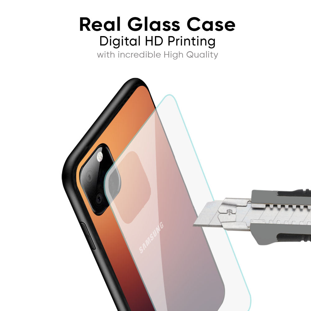 Sunset Background Glass Case for Samsung Galaxy M56 5G