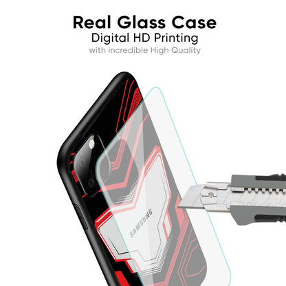 Quantum Suit Glass Case For Samsung Galaxy M56 5G