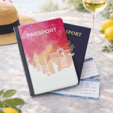 Pink Skyline Passport Cover