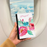 Watercolor Blooms Passport Cover