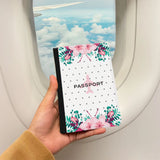 Floral Flight Passport Cover