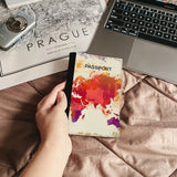 World Map Passport Cover