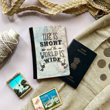 Travel Quote Passport Cover