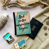Adventure Begins Passport Cover