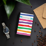 Rainbow Strokes Passport Cover