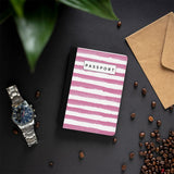Pink Watercolor Passport Cover