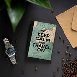 Vintage Map Passport Cover