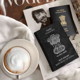 Carbon Emblem Passport Cover