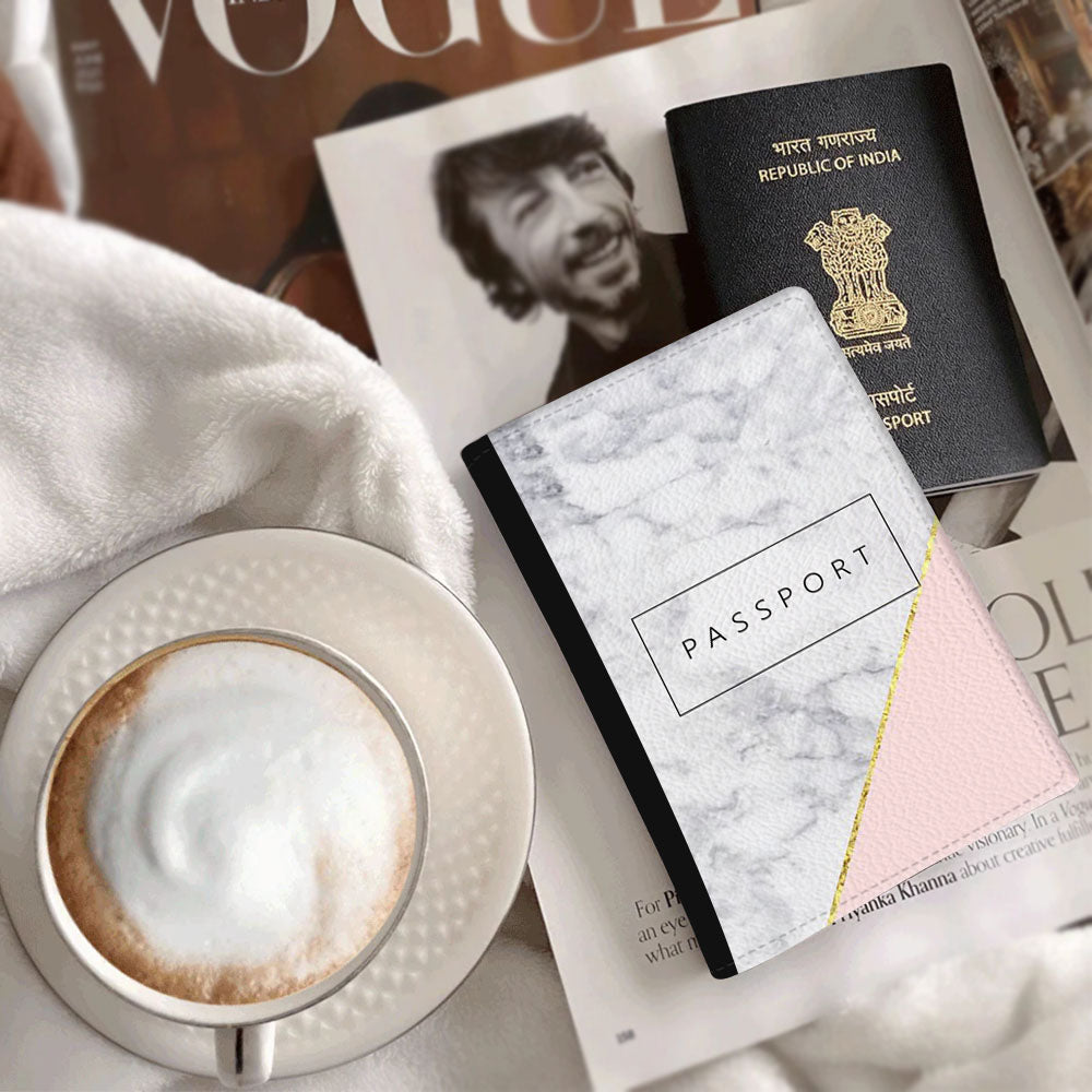 Marble Chic Passport Cover