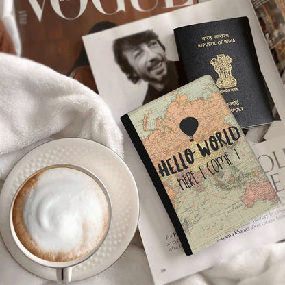 Hello World Passport Cover