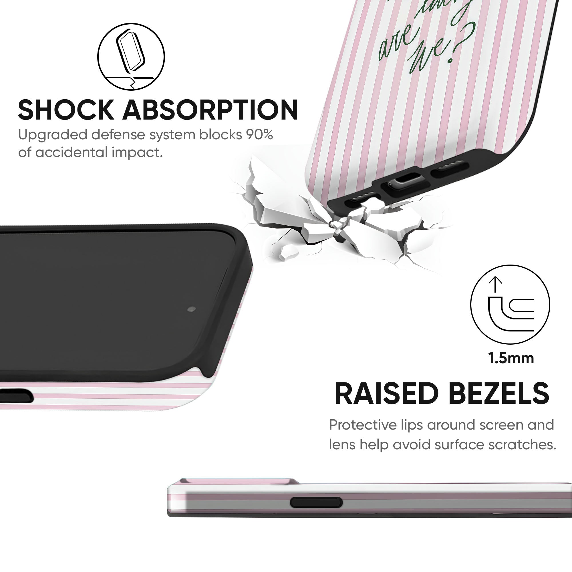 Pink Quote Stripes