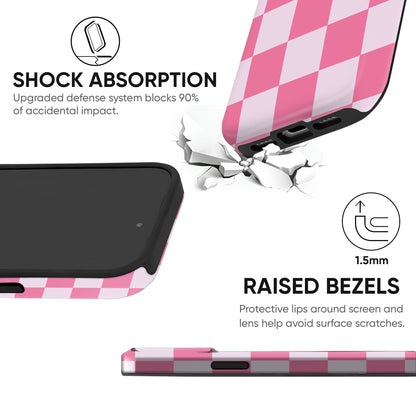 Pink Checkerboard