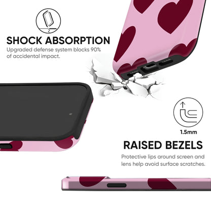 Bold Pink Hearts