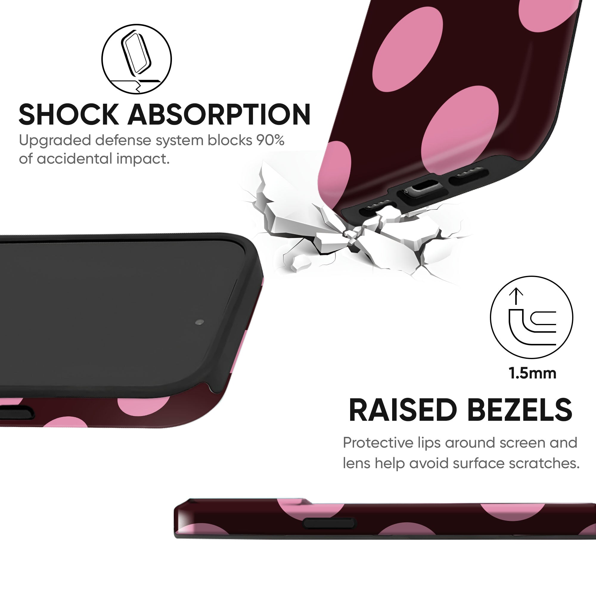 Plum Pink Dots