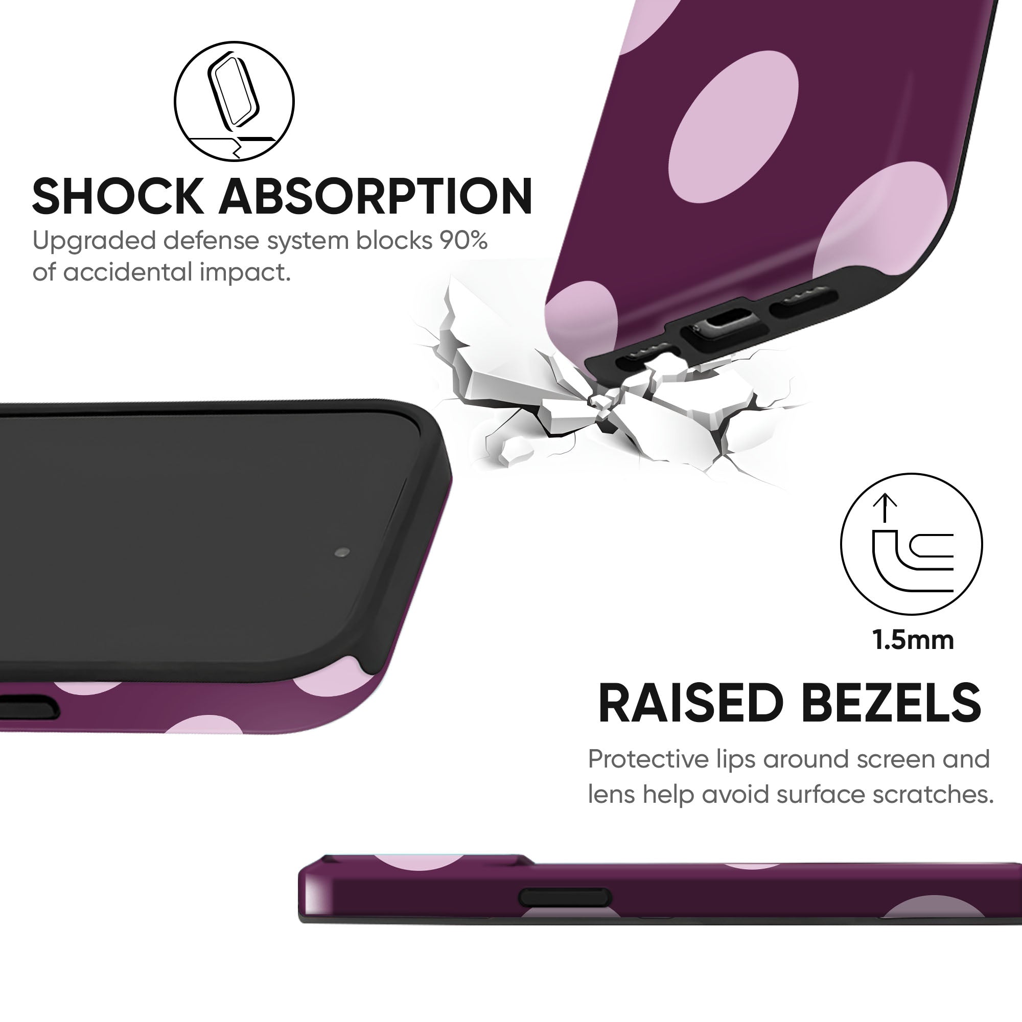 Purple Big Dots