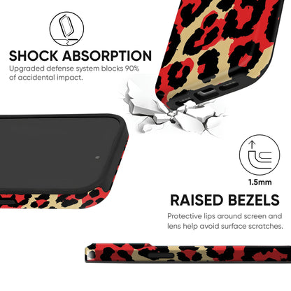 Red Leopard Print