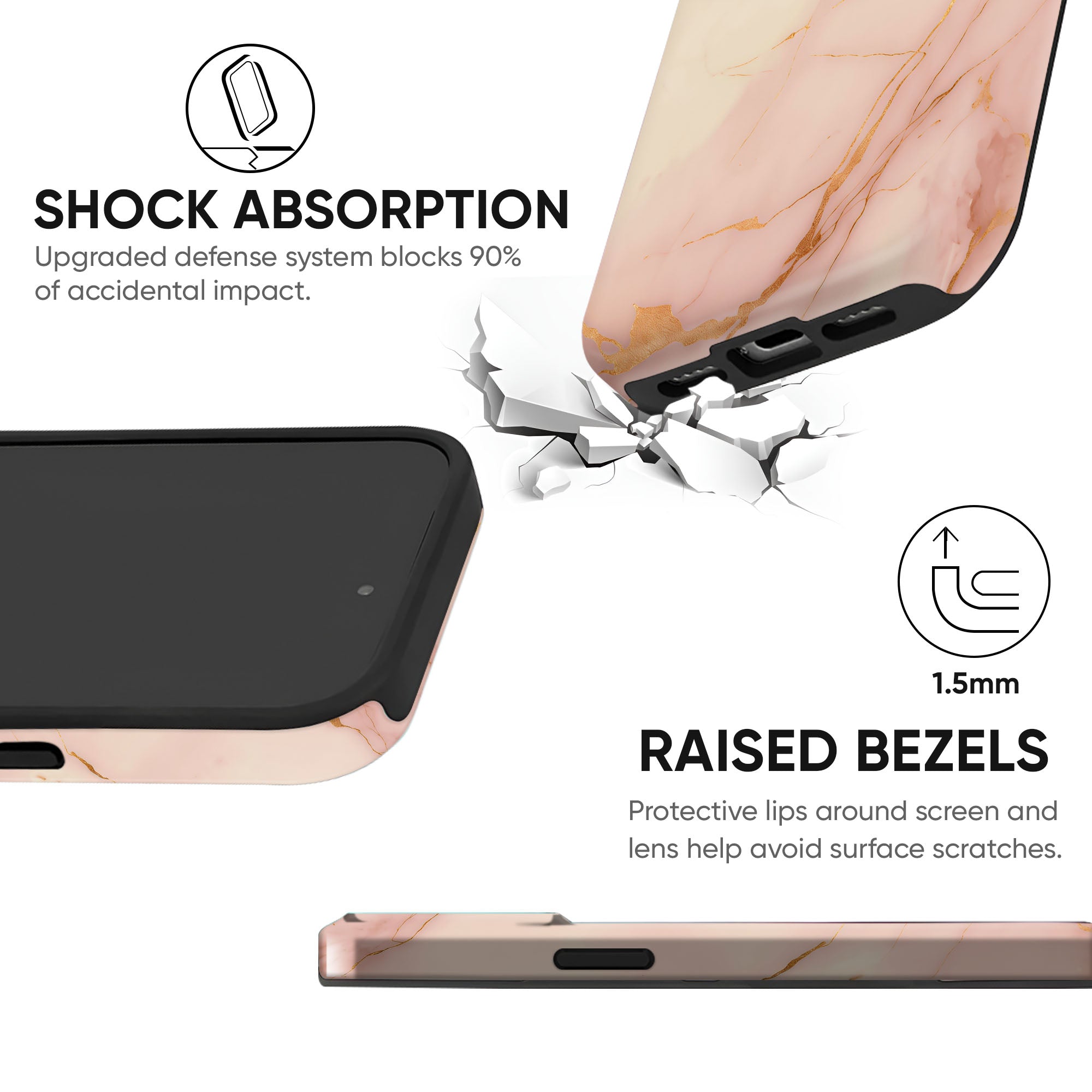 Pink Gold Marble