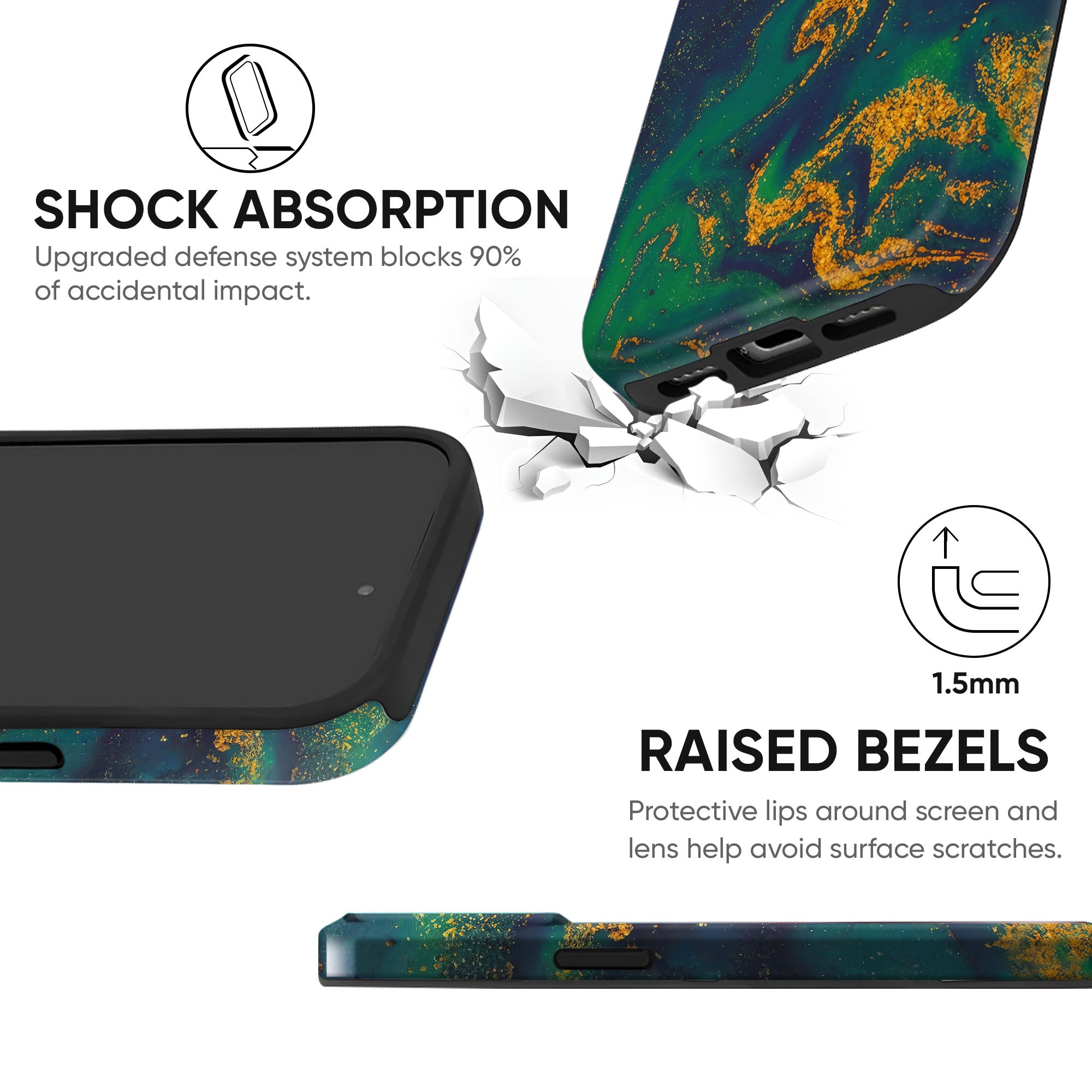 Gold Drift Tough Case