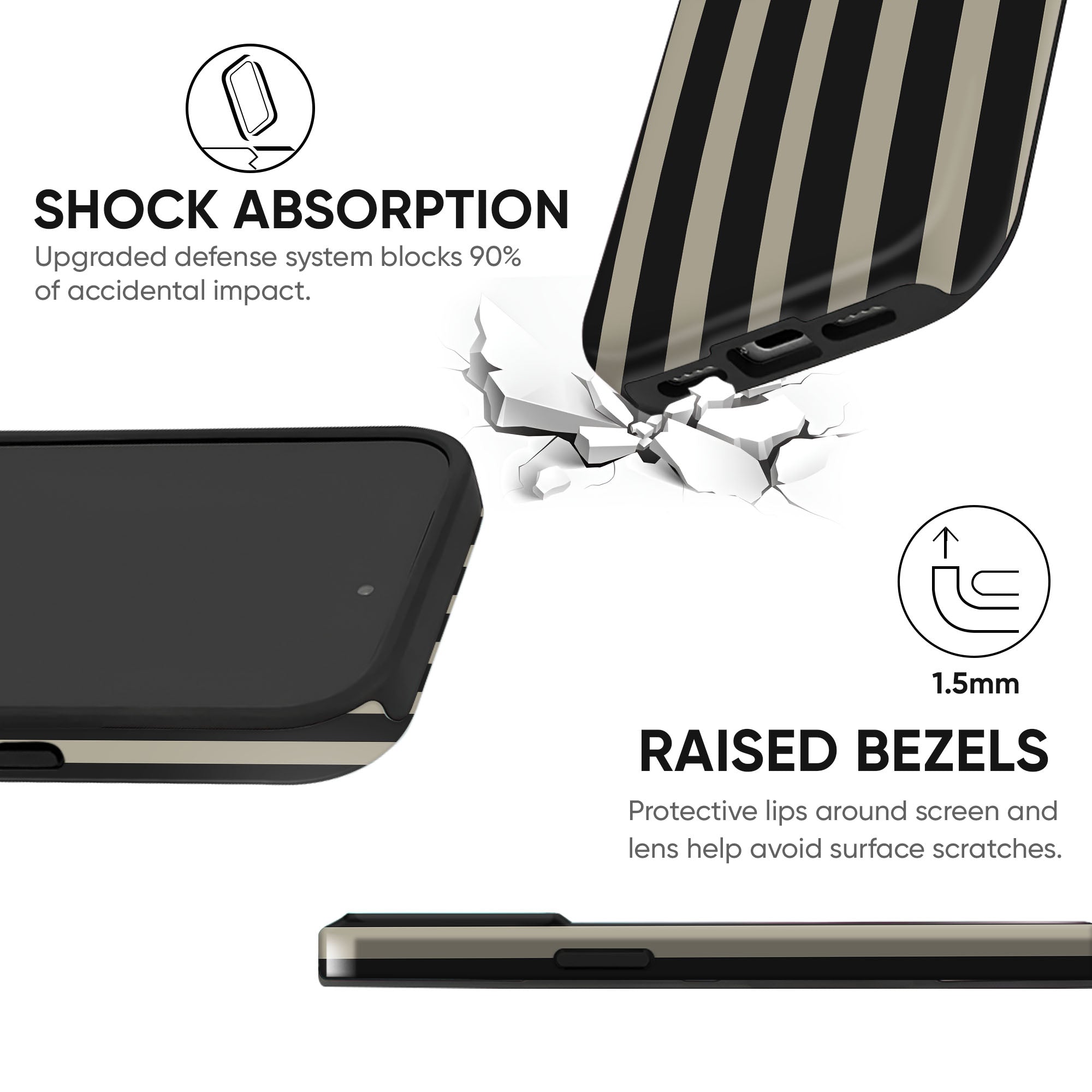 Deco Stripes Tough Case