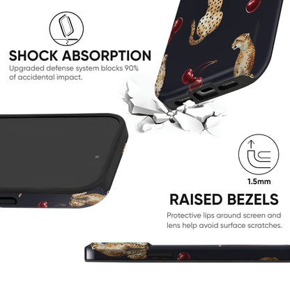 Cheetah Cherry Tough Case