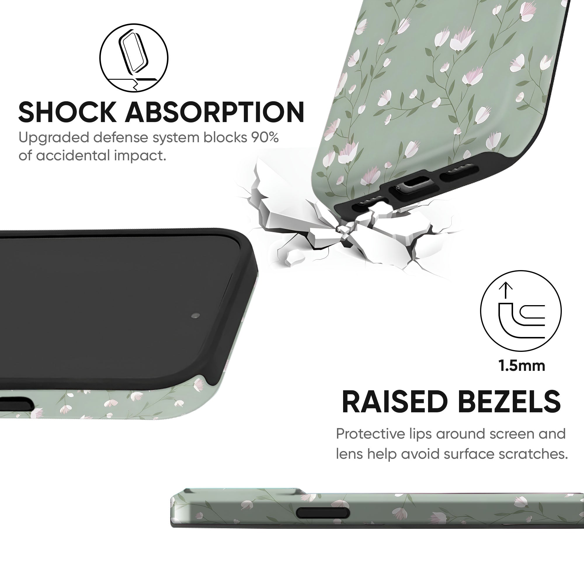 Mint Garden Tough Case