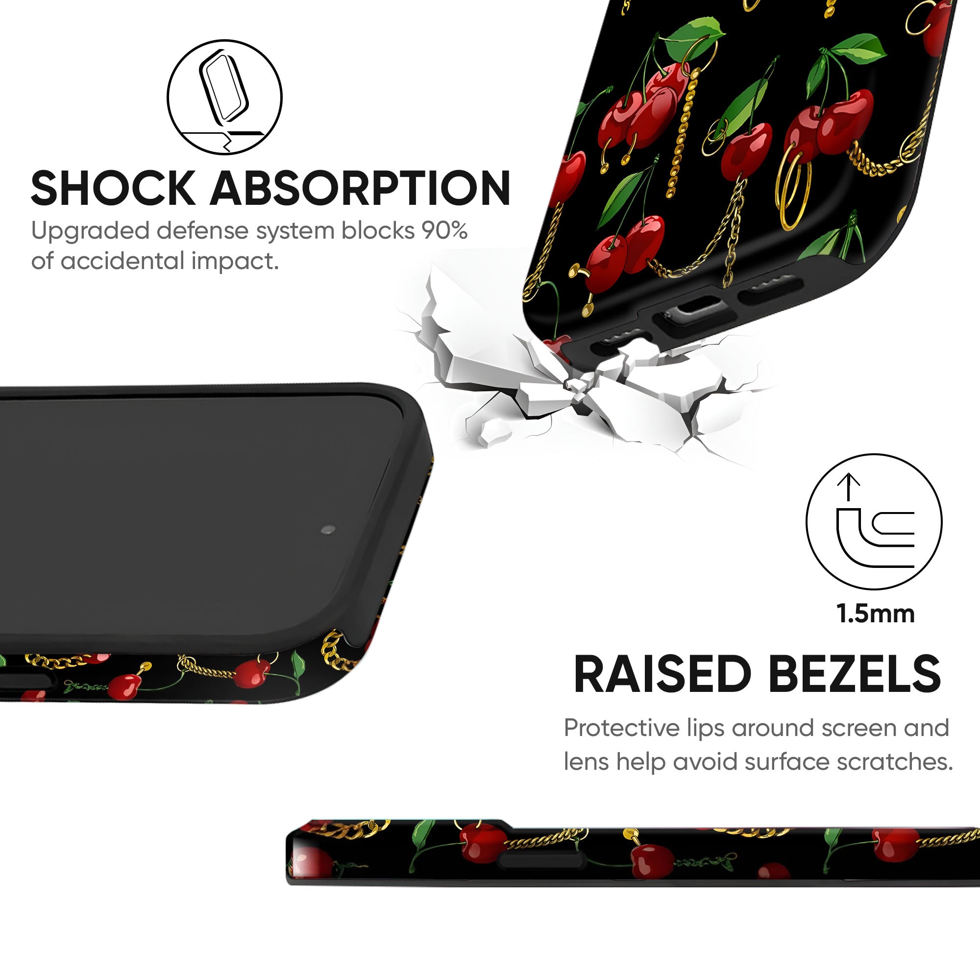 Cherry Chains Tough Case