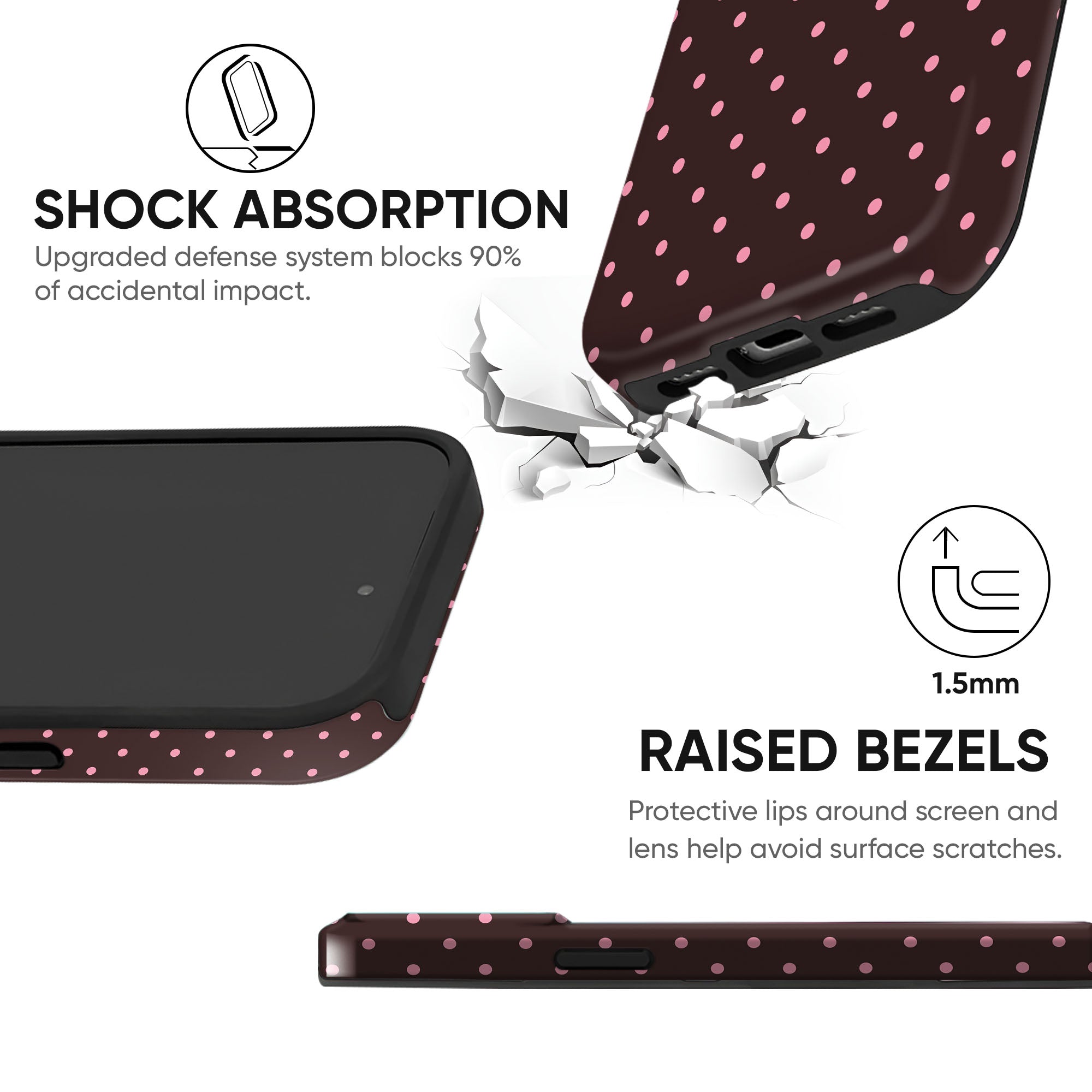 Retro Dot Scatter Tough Case