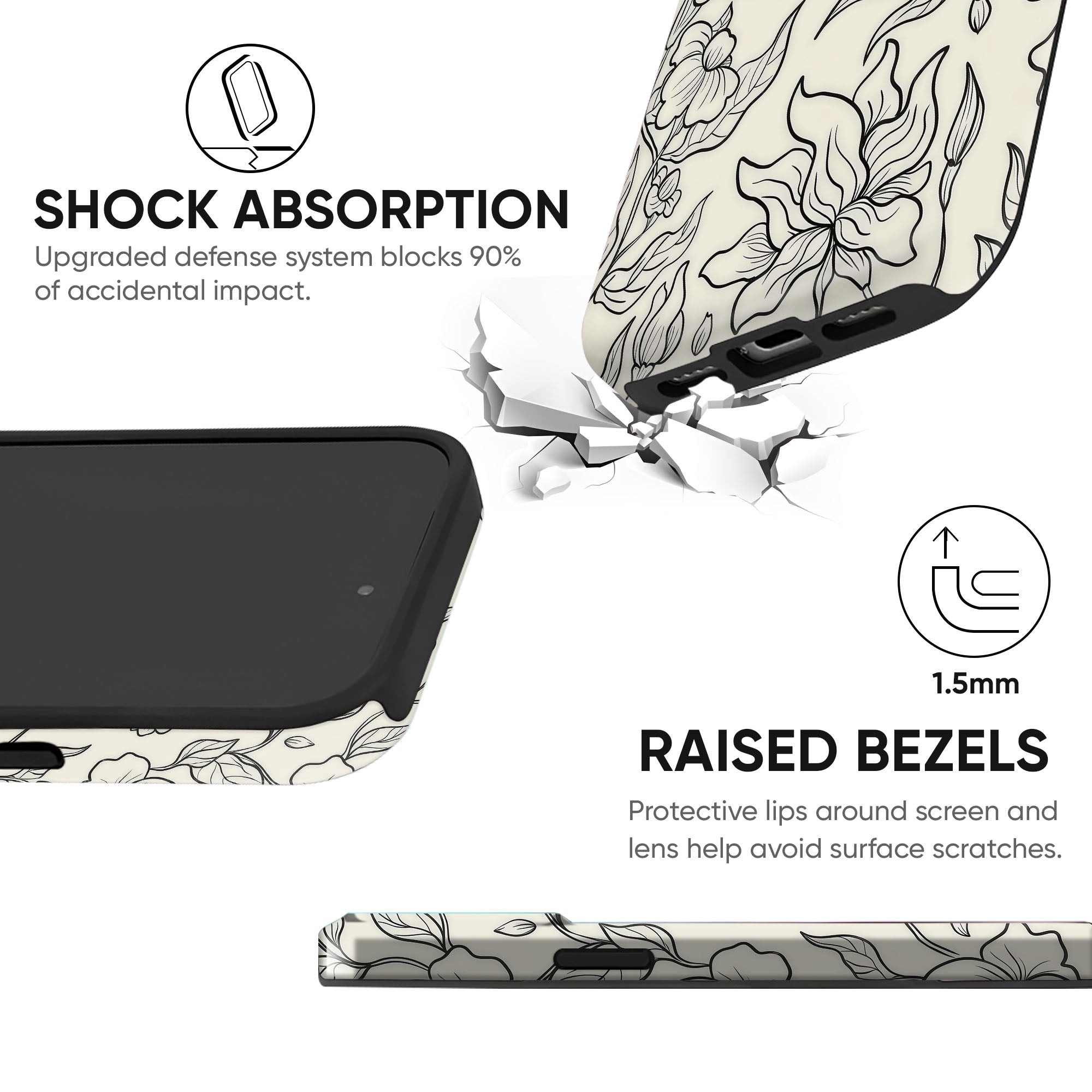 Bloom Engraving Tough Case