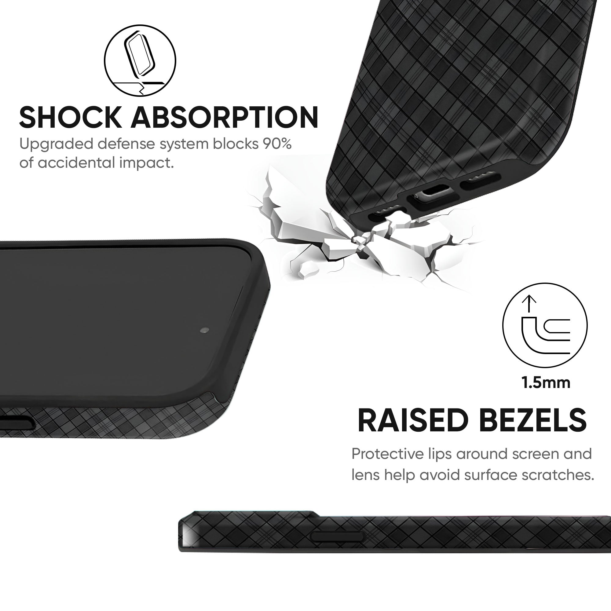 Smoky Monochrome Tough Case