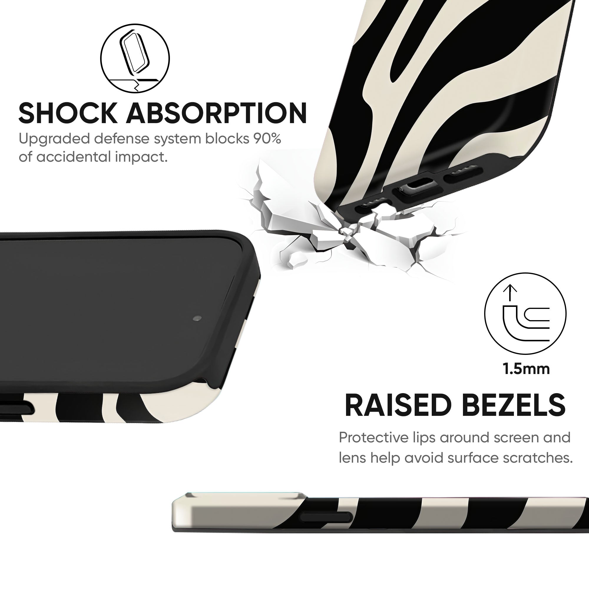 Psychedelic Zebra Tough Case