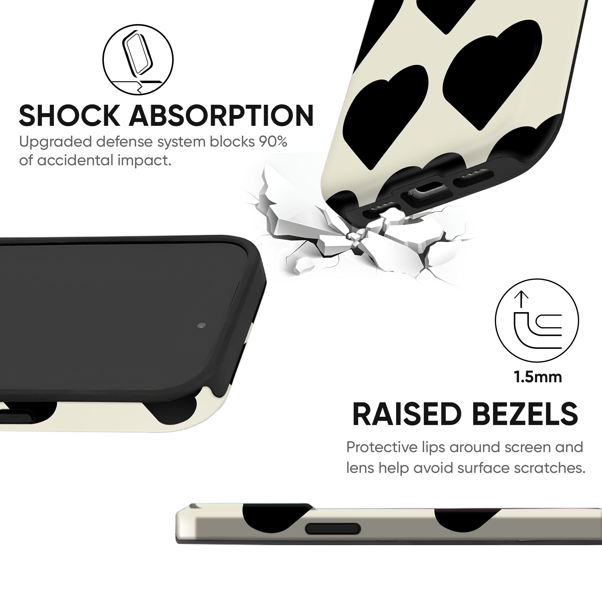 Blackout Heart Tough Case