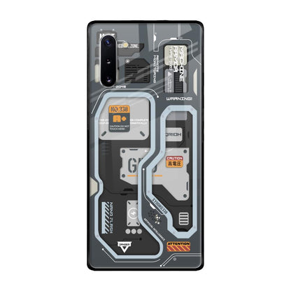Retro Futuristic Samsung Galaxy Note 10 Glass Back Cover Online