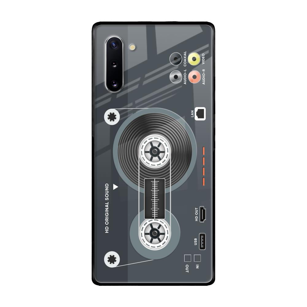 Retro Recorder Samsung Galaxy Note 10 Glass Back Cover Online