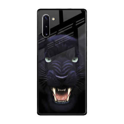 Angry Black Leopard Samsung Galaxy Note 10 Glass Back Cover Online