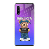 Gangsta Bear Samsung Galaxy Note 10 Glass Back Cover Online
