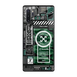 Green Camo Circuit Samsung Galaxy Note 10 Plus Glass Back Cover Online