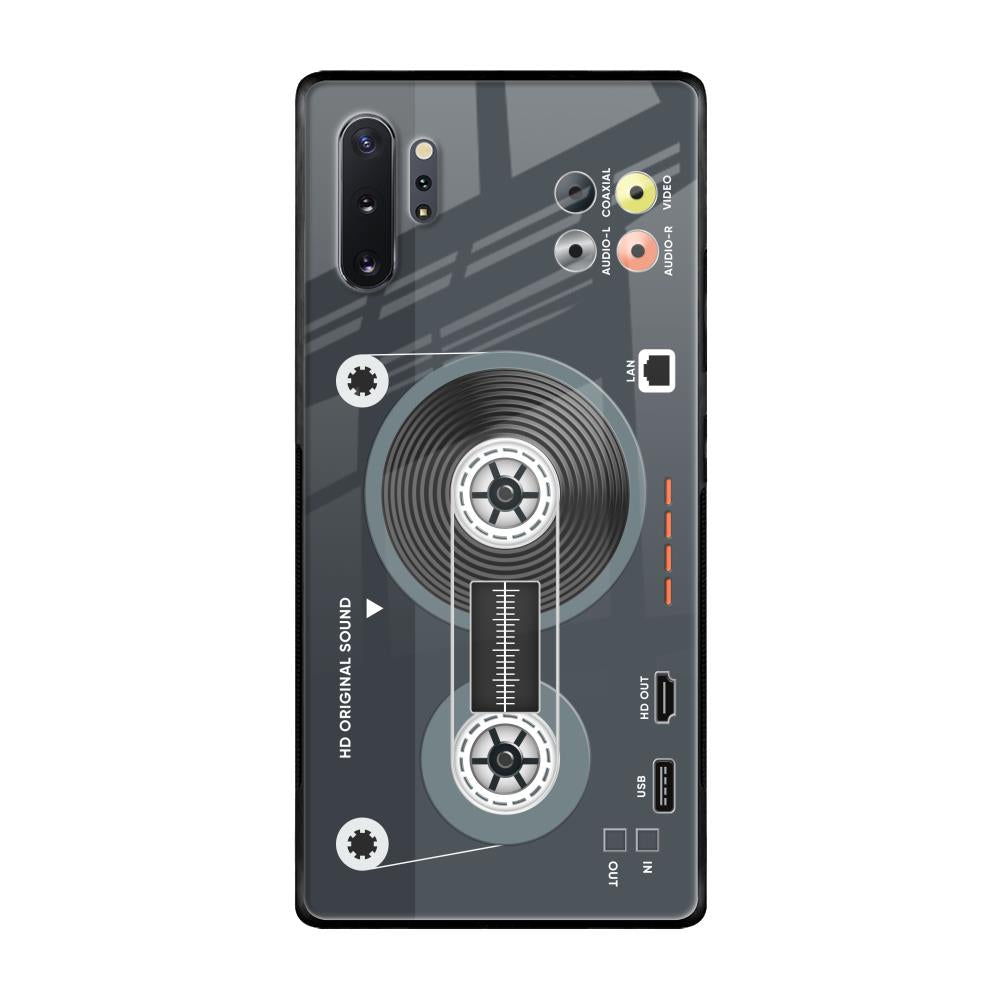 Retro Recorder Samsung Galaxy Note 10 Plus Glass Back Cover Online