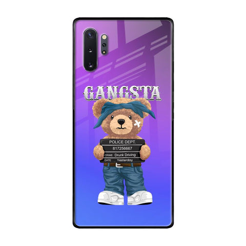 Gangsta Bear Samsung Galaxy Note 10 Plus Glass Back Cover Online