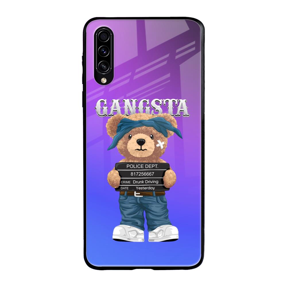 Gangsta Bear Samsung Galaxy A50s Glass Back Cover Online