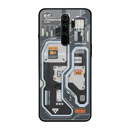 Retro Futuristic Xiaomi Redmi Note 8 Pro Glass Back Cover Online