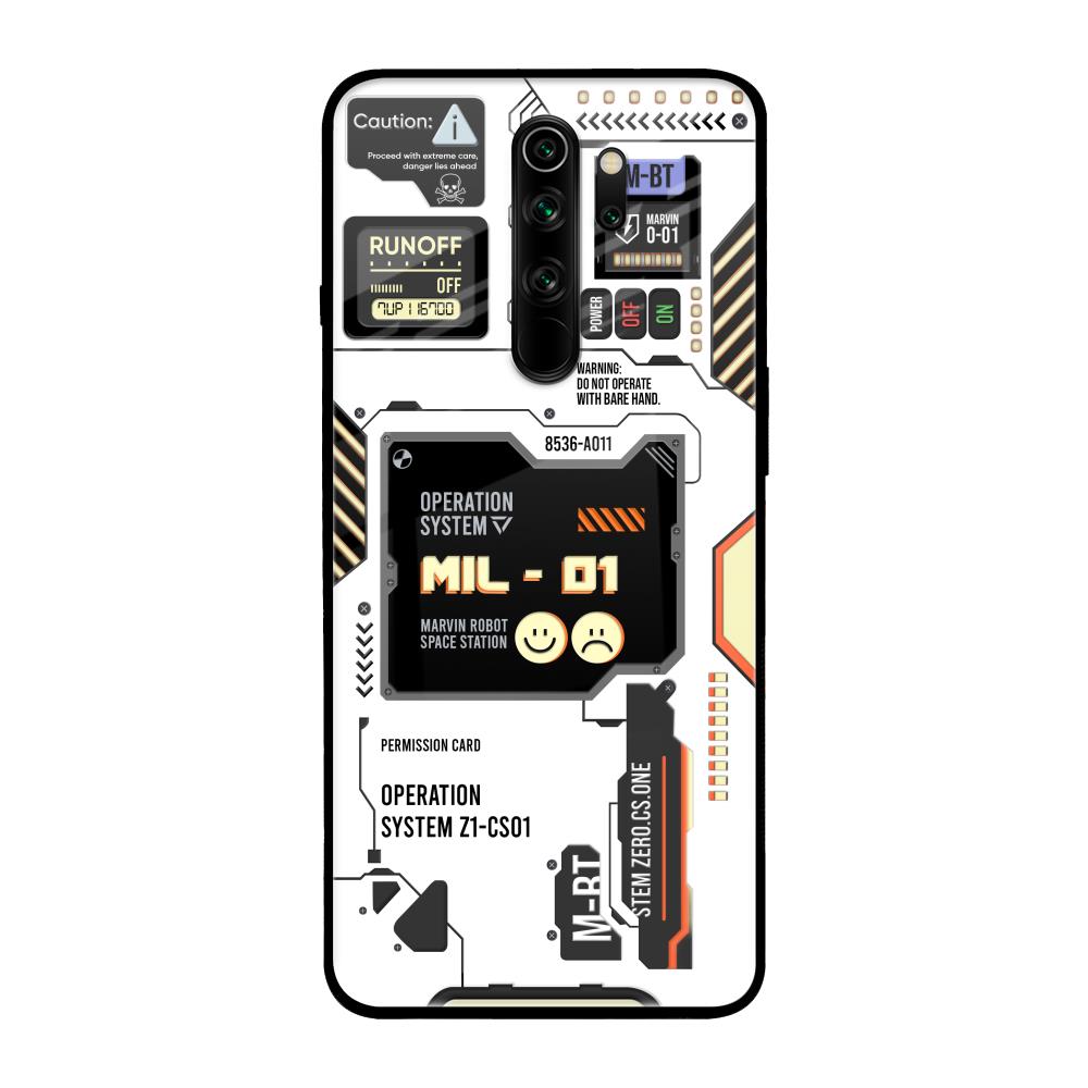 Tech Display Xiaomi Redmi Note 8 Pro Glass Back Cover Online