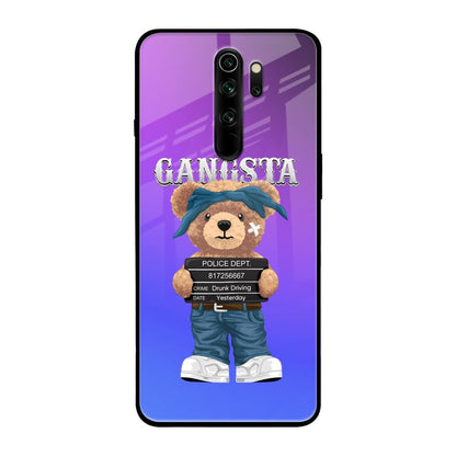 Gangsta Bear Xiaomi Redmi Note 8 Pro Glass Back Cover Online