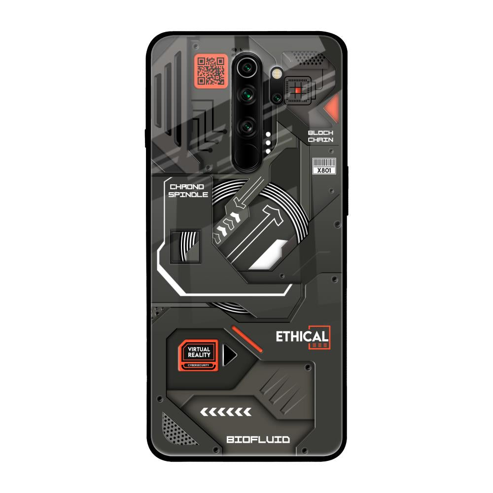 Tech Aesthetics Xiaomi Redmi Note 8 Pro Glass Back Cover Online